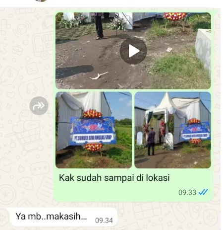 Pengiriman Karangan Bunga Rempoa Ciputat Timur