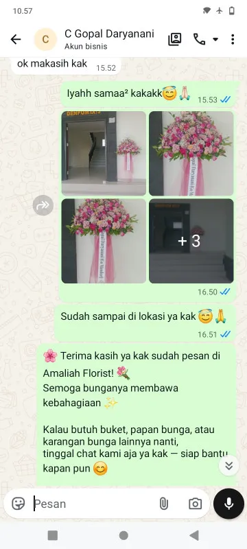 Pengiriman Karangan Bunga Rempoa Ciputat Timur
